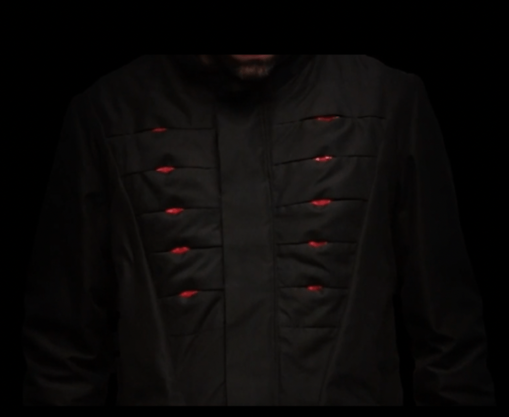 Electronically actuated vents give the Omius jacket advanced breathing